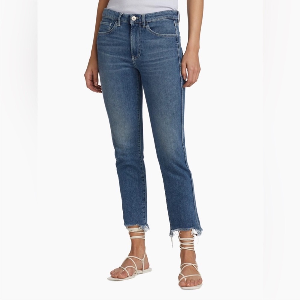 3x1 W3 Straight Authentic Cropped Jeans - Camden